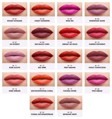 ysl liquid lip stain swatches